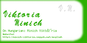 viktoria minich business card